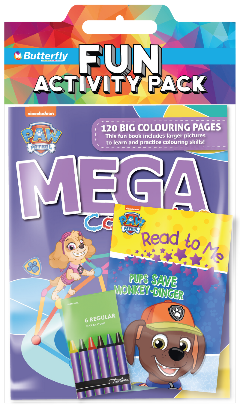 PAW PATROL - HANGING COLOUR AND READ PACK