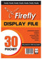 A4 Firefly Pocket Flip File 30pg pack(10)
