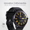 IP68 Sports Round Metal Smart Watch – SN93 Black