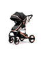 Belecoo Q3 Ltd Edition Black and Rose Gold 2in1 Travel System