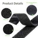 Double-Sided Hook and Loop Tape - 5m Black
