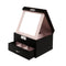 PU Leather 2-Tier Jewelry Storage Organizer Box