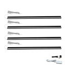 4 Pack 28cm Aluminum Cabinet Shelf Sensor LED Lighting Kit