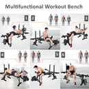 7 In 1 Barbell Rack Weight Bench