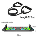 Foldable Pushup Board & Resistance Band Set