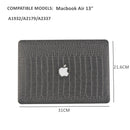 PU Leather Case Hard Shell for Macbook Air 13inch