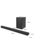 Soundbar - 2.1, Wireless subwoofer, RMS 120W