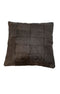 " NIRA 1 " Brown Leather Cushion Cover