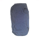 Waffle Knit T-Shirt with Leather Pocket For Dogs - Navy - 4aPet