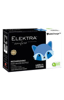 Electric Hot Water Bottle - Blue Racoon