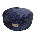 Small Pet Calming Plush Round Fleece Bed - Blue