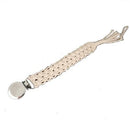 Crochet Pacifier Clip – Natural (G02)