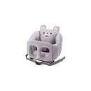Cute Plush Baby Chair - Grey Mouse