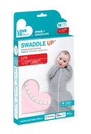 SWADDLE UP LITE PINK STARS - M (6-8.5 KG)