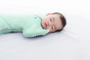 SWADDLE UP LITE MINT GREEN STARS - NEWBORN - SMALL