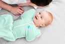 SWADDLE UP LITE MINT GREEN STARS - NEWBORN - SMALL