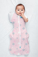 SWADDLE UP TRANSITION BAG LITE PINK CIRCLES - M (6-8.5 KG)