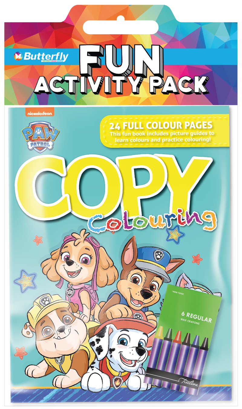 PAW PATROL - HANGING COLOURING PACK