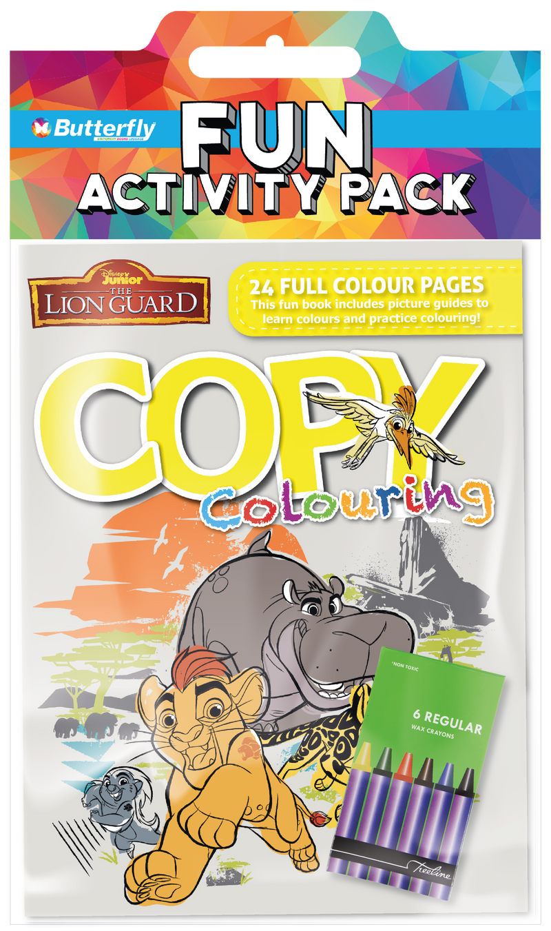 DISNEY LION GUARD - HANGING COLOURING PACK*