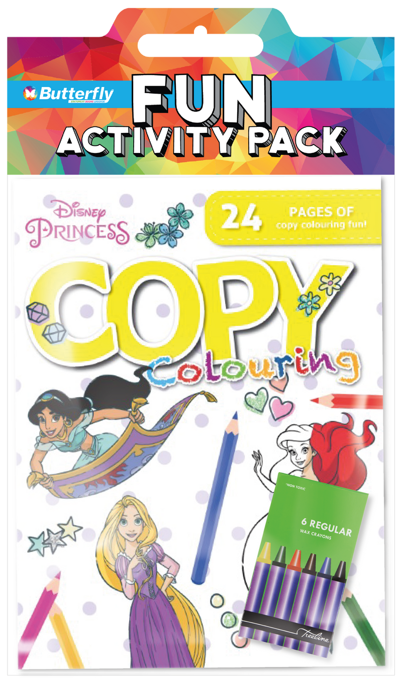 DISNEY PRINCESS - HANGING COLOURING PACK