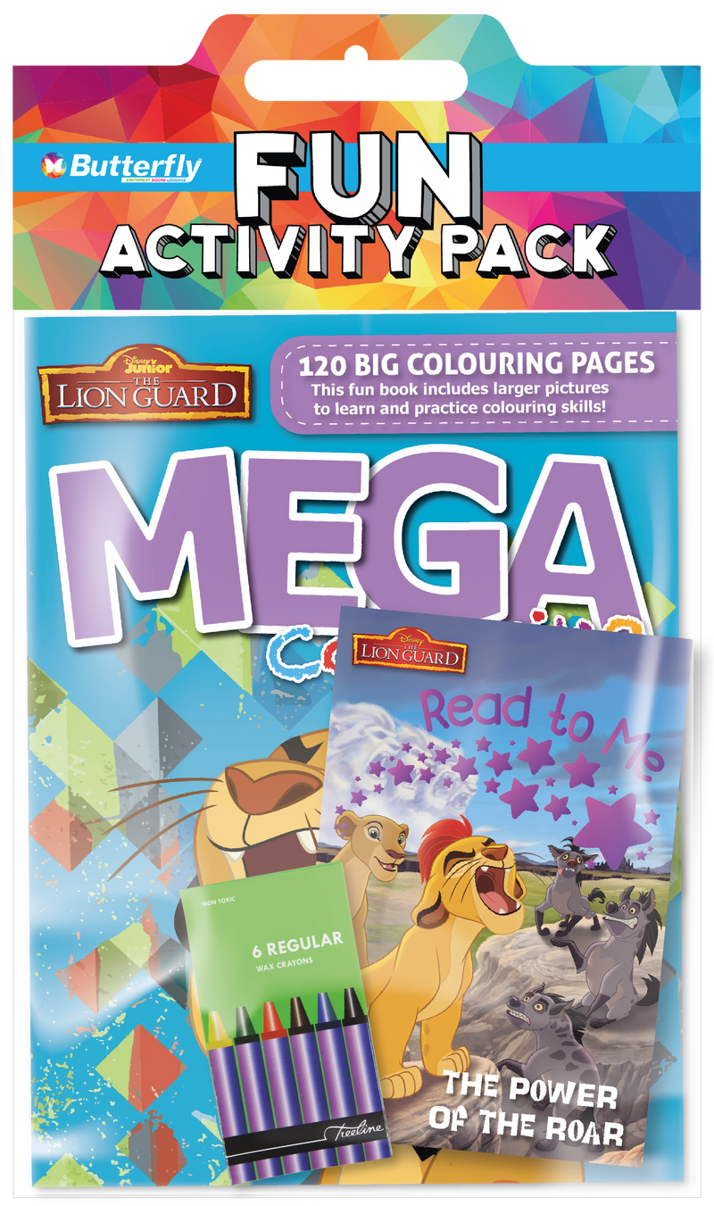 DISNEY LION GUARD - HANGING COLOUR AND READ PACK