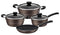 7pc Aluminum Cookware Set with Interior and Exterior Nonstick Coating -  Sicília (3mm thickness) (non-stick)