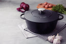 Cast Iron Casserole with Interior Nonstick Coating 28cm 6l -Trento (nonstick)