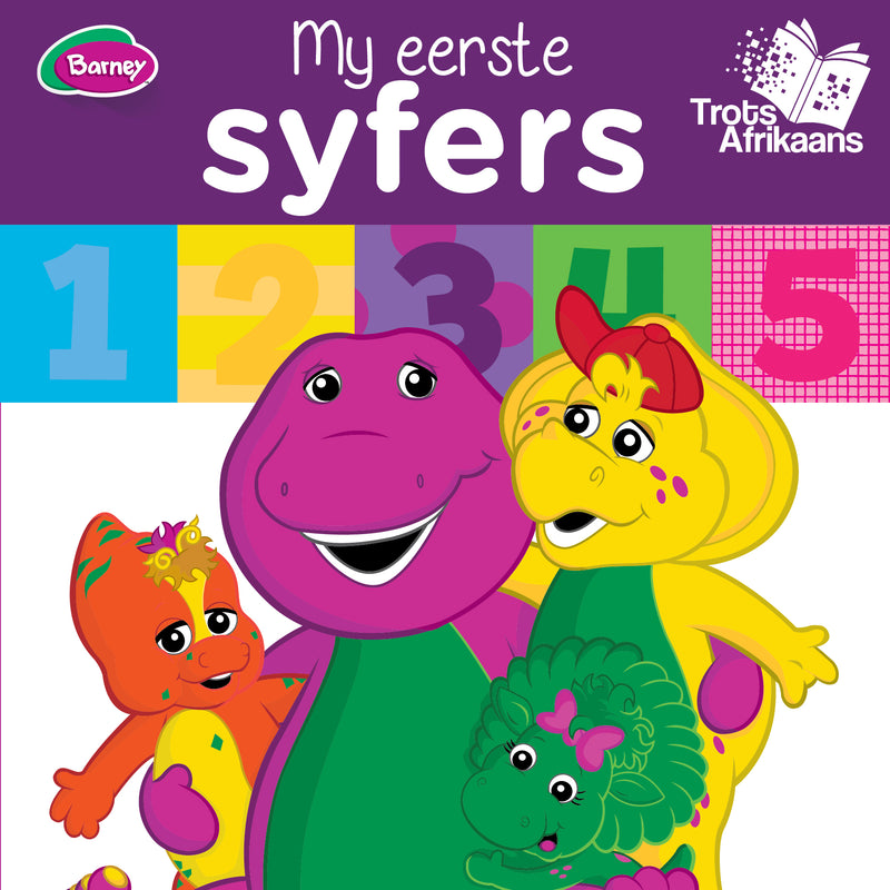 BARNEY BORD BOEK - MY EERSTE SYFERS*