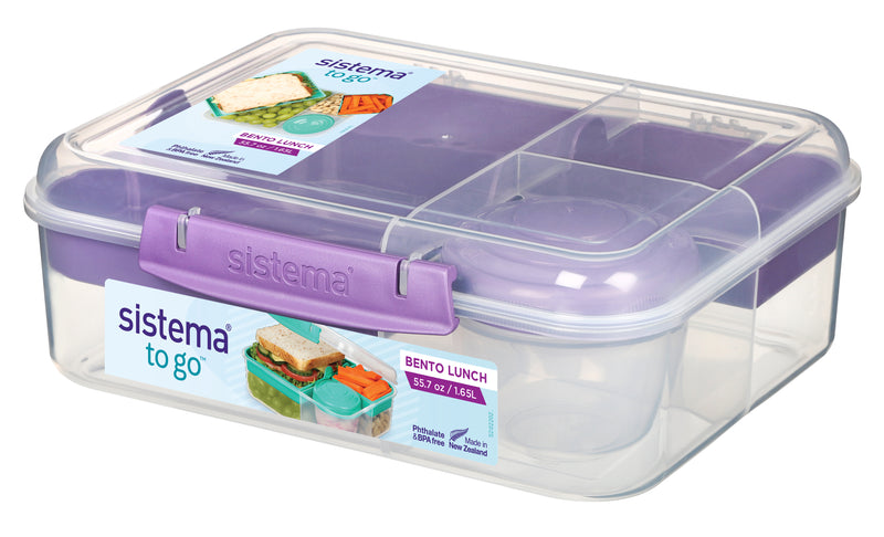 1.65L Bento lunch To Go With Yogurt Pot