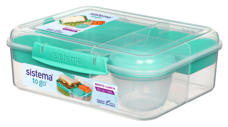 1.65L Bento lunch To Go With Yogurt Pot