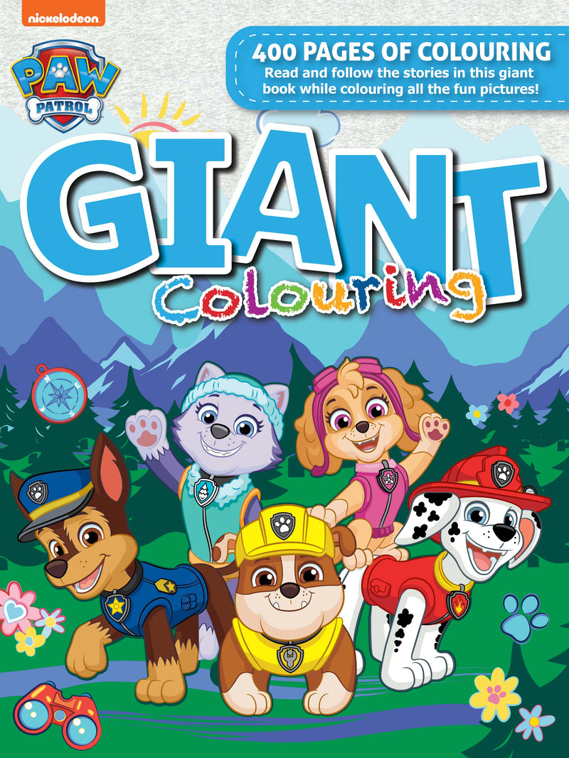 PAW PATROL - 400PG GIANT COLOURING BOOK