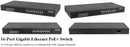 Intellinet 16-Port Gigabit Ethernet PoE+ Switch - 16 x PoE ports