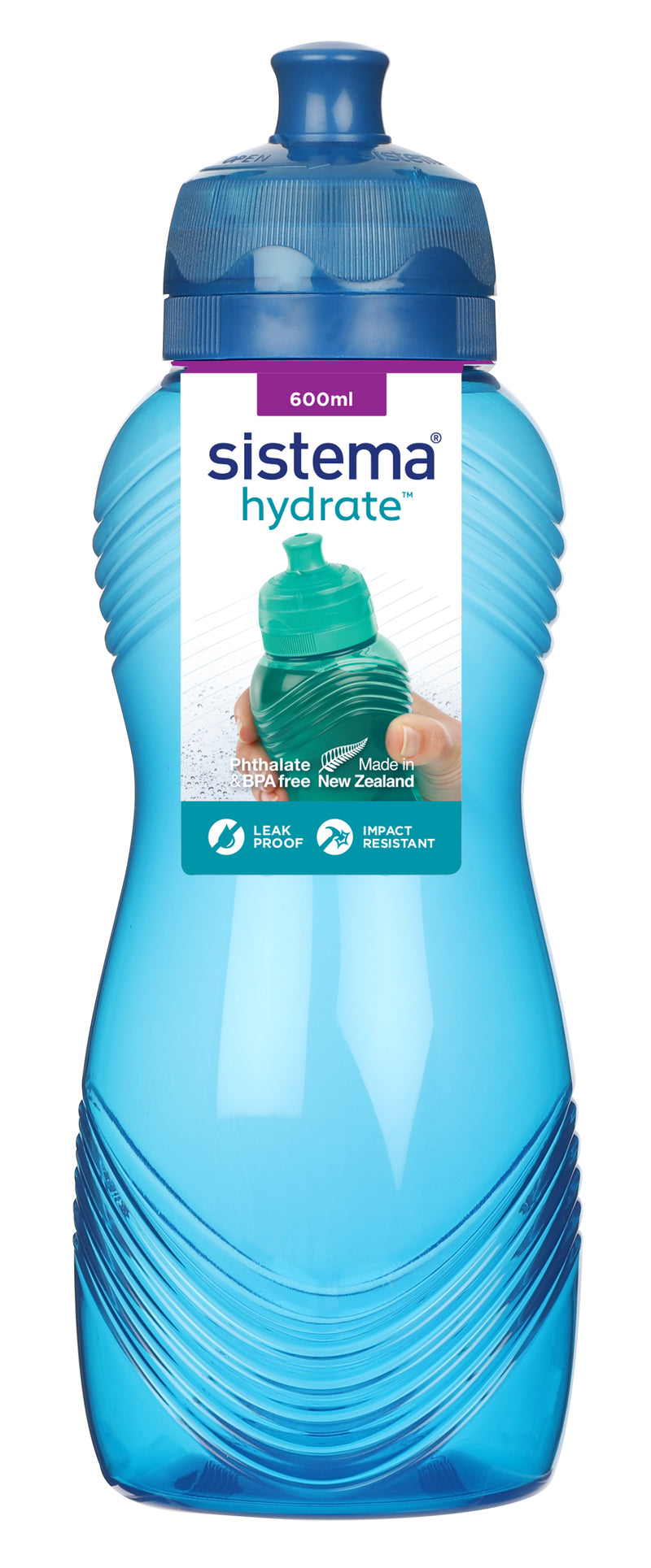 Sistema - 600ml Wave Bottle