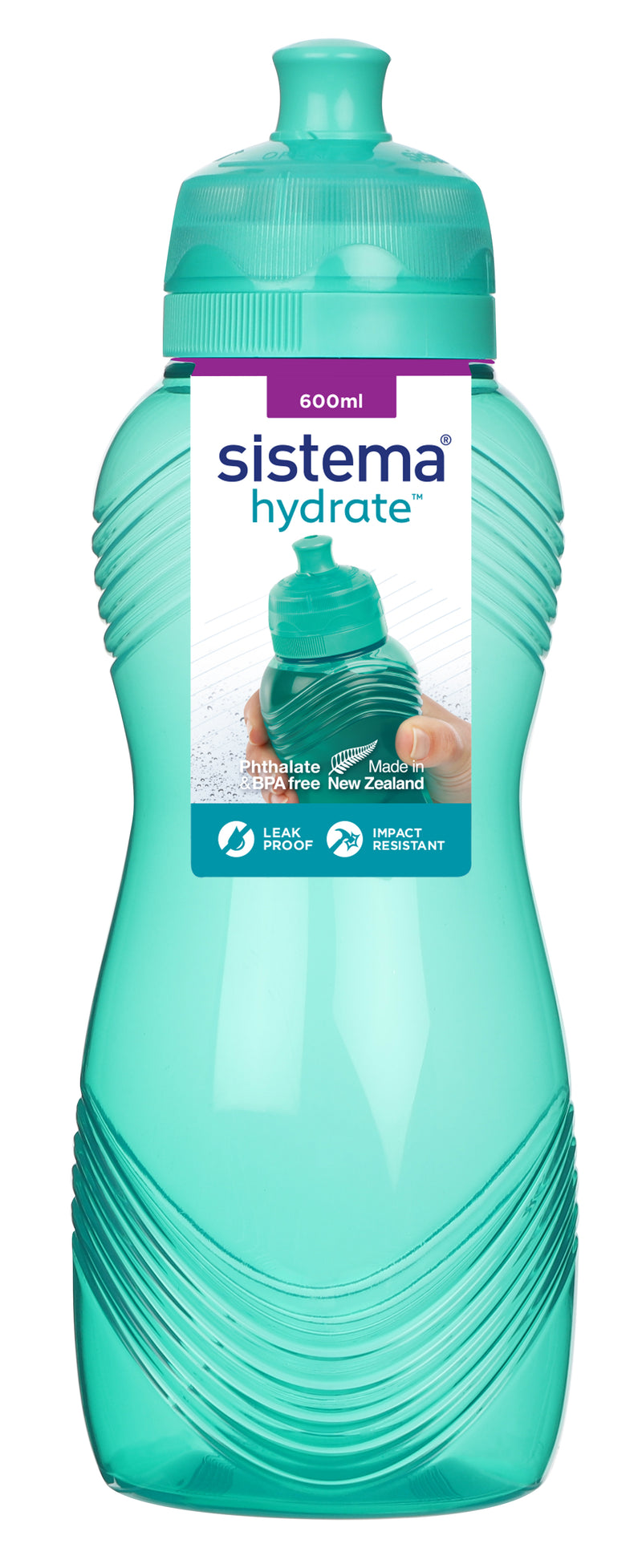 Sistema - 600ml Wave Bottle