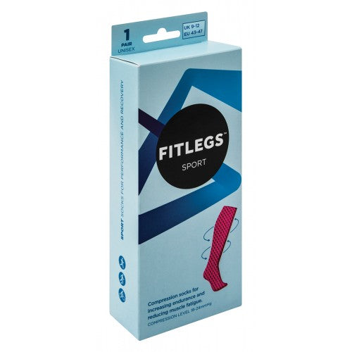 Compression Socks Sport Pink Size 9-12