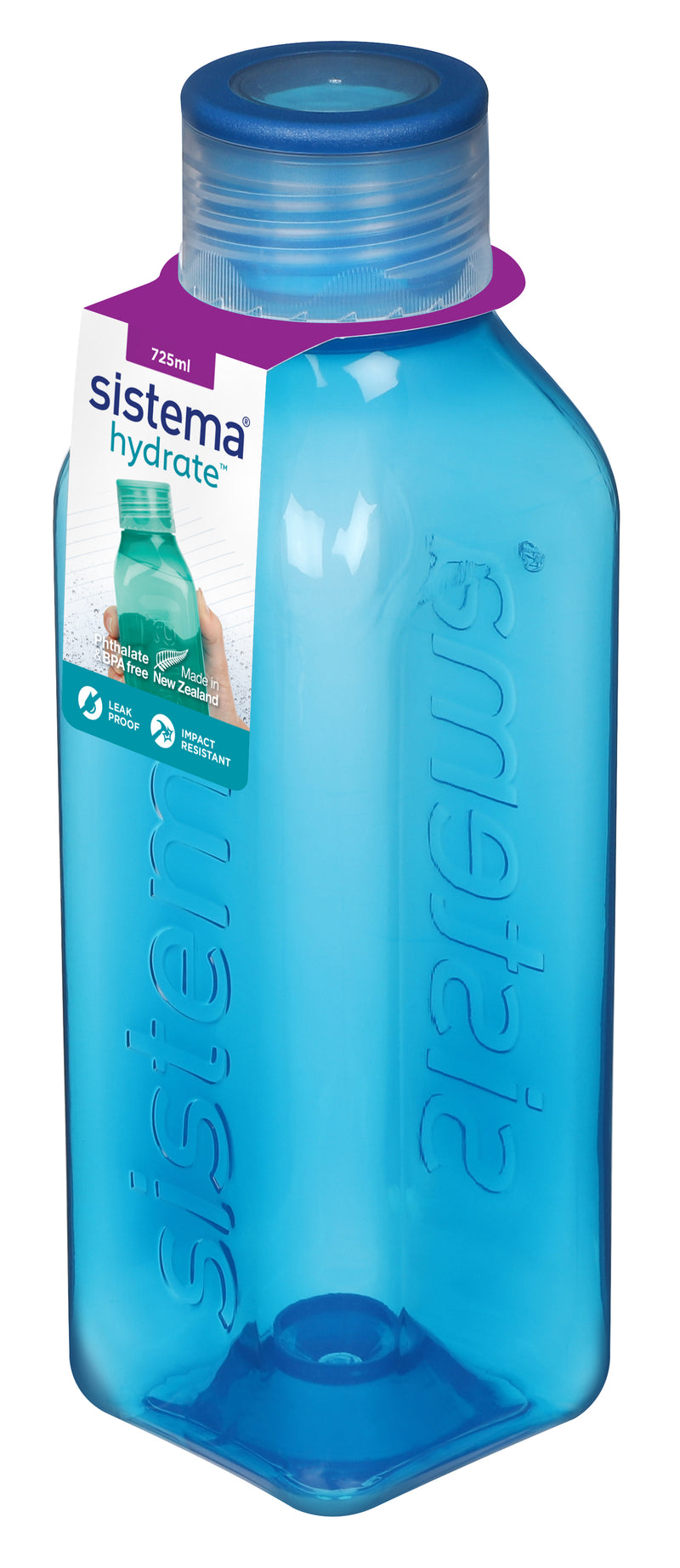 Sistema - 725ml Medium Square Bottle