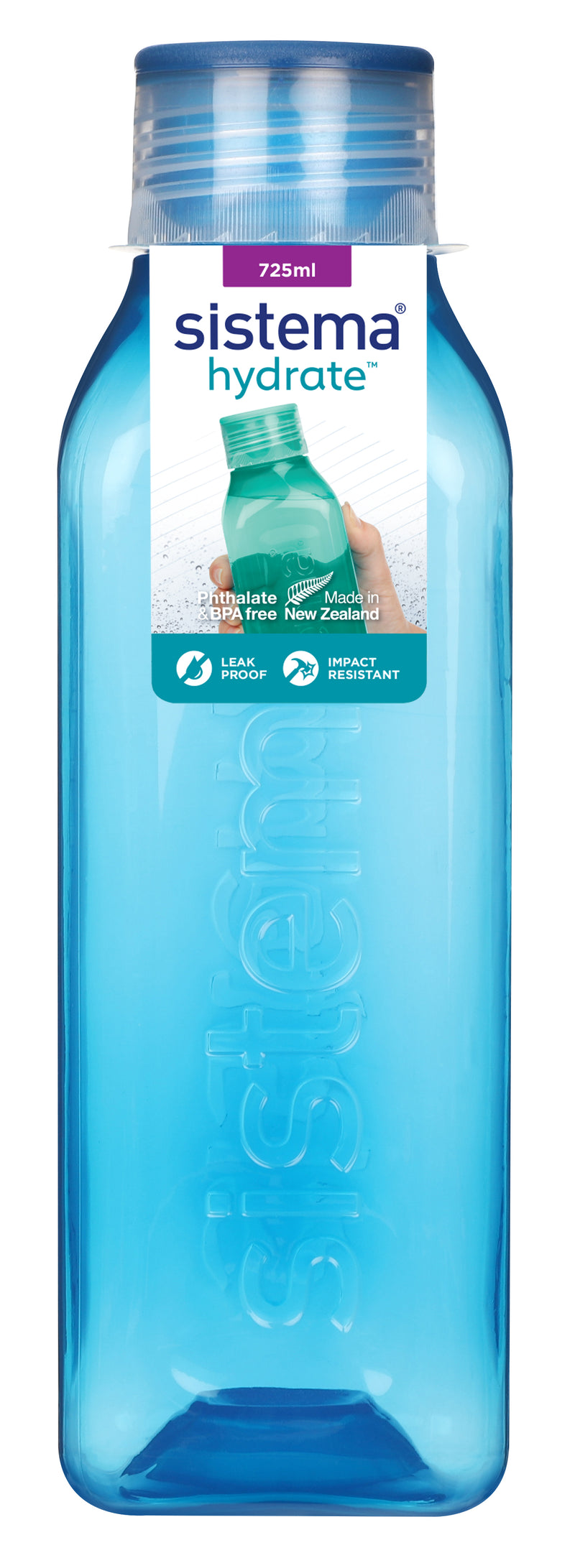 Sistema - 725ml Medium Square Bottle