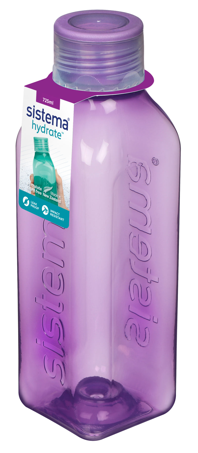 Sistema - 725ml Medium Square Bottle