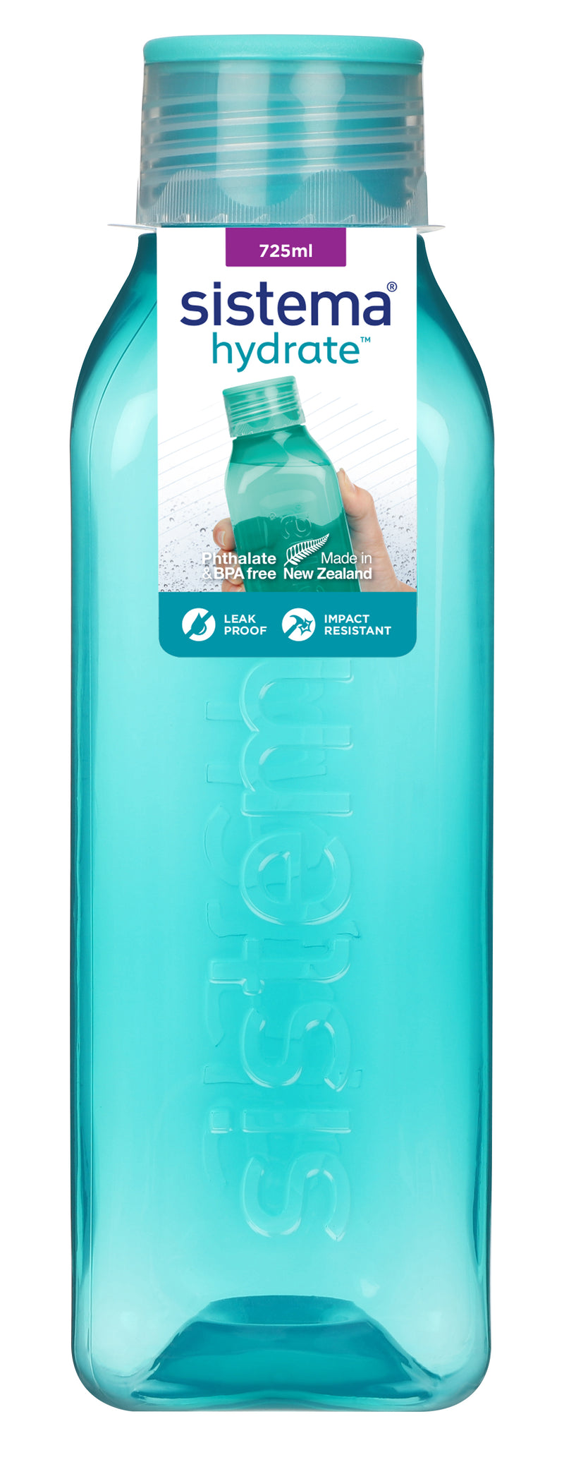 Sistema - 725ml Medium Square Bottle