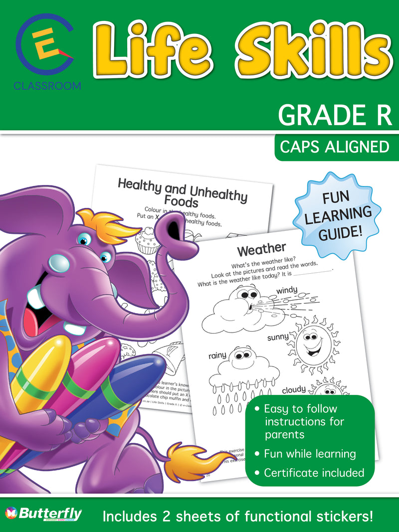 E-CLASSROOM WORKBOOKS - LIFE SKILLS - GR R