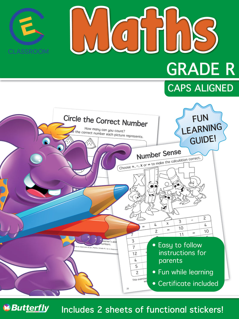 E-CLASSROOM WORKBOOKS - MATHS - GR R