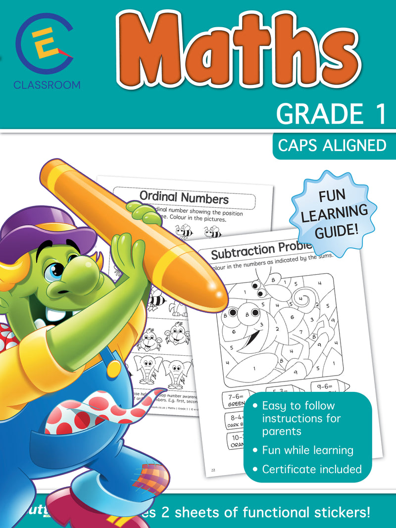 E-CLASSROOM WORKBOOK - MATHS - GR 1