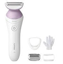 Philips Cordless Lady Wet & Dry Shaver 6000 Pink Includes Trimming comb, 4 accessories