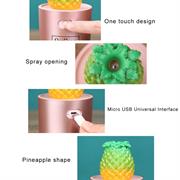 Pineapple Shaped Multifunctional Portable 130ml USB Humidifier Air Purifier Mist Maker