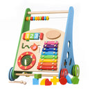 BabyWombWorld Push and Pull Learning & Playing Wooden Baby Activity Walker