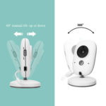 3.2″ Video Baby Monitor with Audio and Night Vision