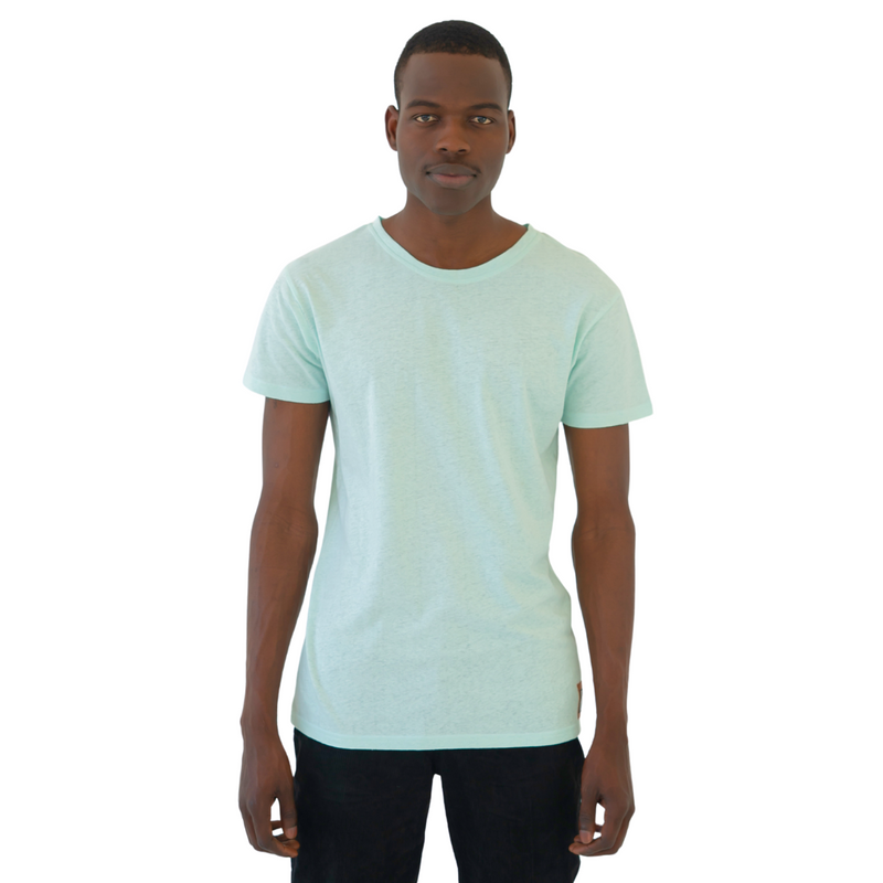 Hemp Roaring Round Neck Tees - Built for durability - Mint