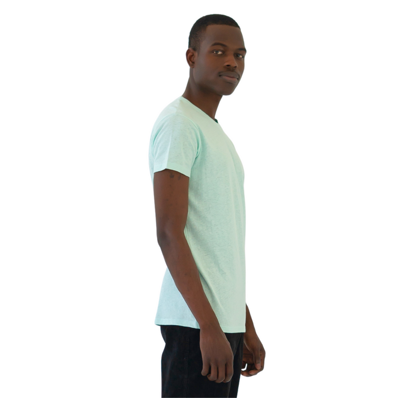 Hemp Roaring Round Neck Tees - Built for durability - Mint