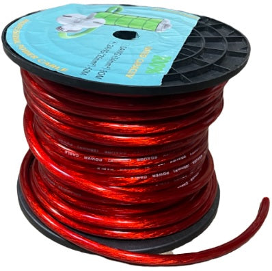 Solarix 35mm Battery Power Cable 50 Metre Roll Red