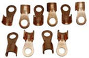 Solarix Non Insulated Copper Battery Cable Lug 35 x 10mm Pack of 10
